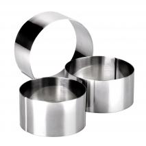 Anella acer emplatar rodona baixa 4,5 cm