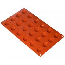 Molde semiesfera 24 cav. x 3 cm diam