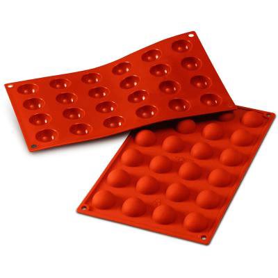 Molde semiesfera 24 cav. x 3 cm diam