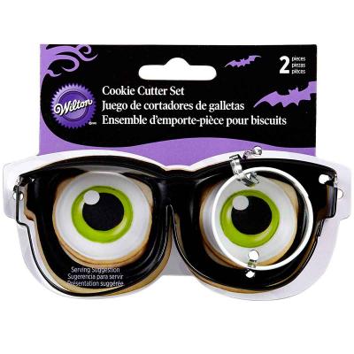 Cortador galletas Gafas y ojos (x2)