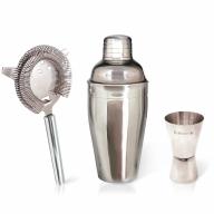 Set de cocteler�a 3 piezas inox