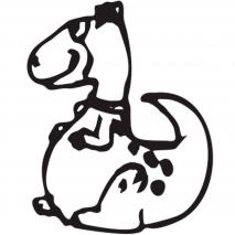 Molde Mona Pascua chocolate Dinosaurio