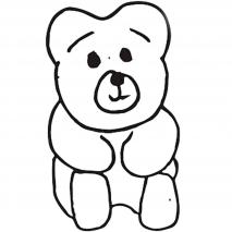 Molde Mona Pascua chocolate Oso de peluche