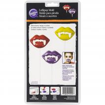 Molde piruleta y bombones 3d Dientes Vampiro