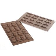 Molde bombones silicona B�hos Tags x16 cav.