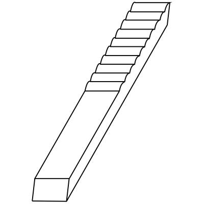 Molde turr�n gourmet liso - ola