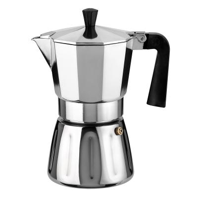 Cafetera italiana cuerpo acero inox