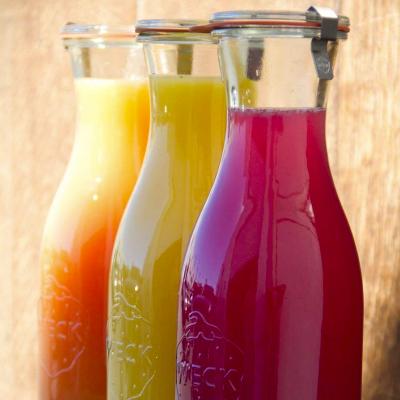 Botella Weck Juice con tapa, goma y clip