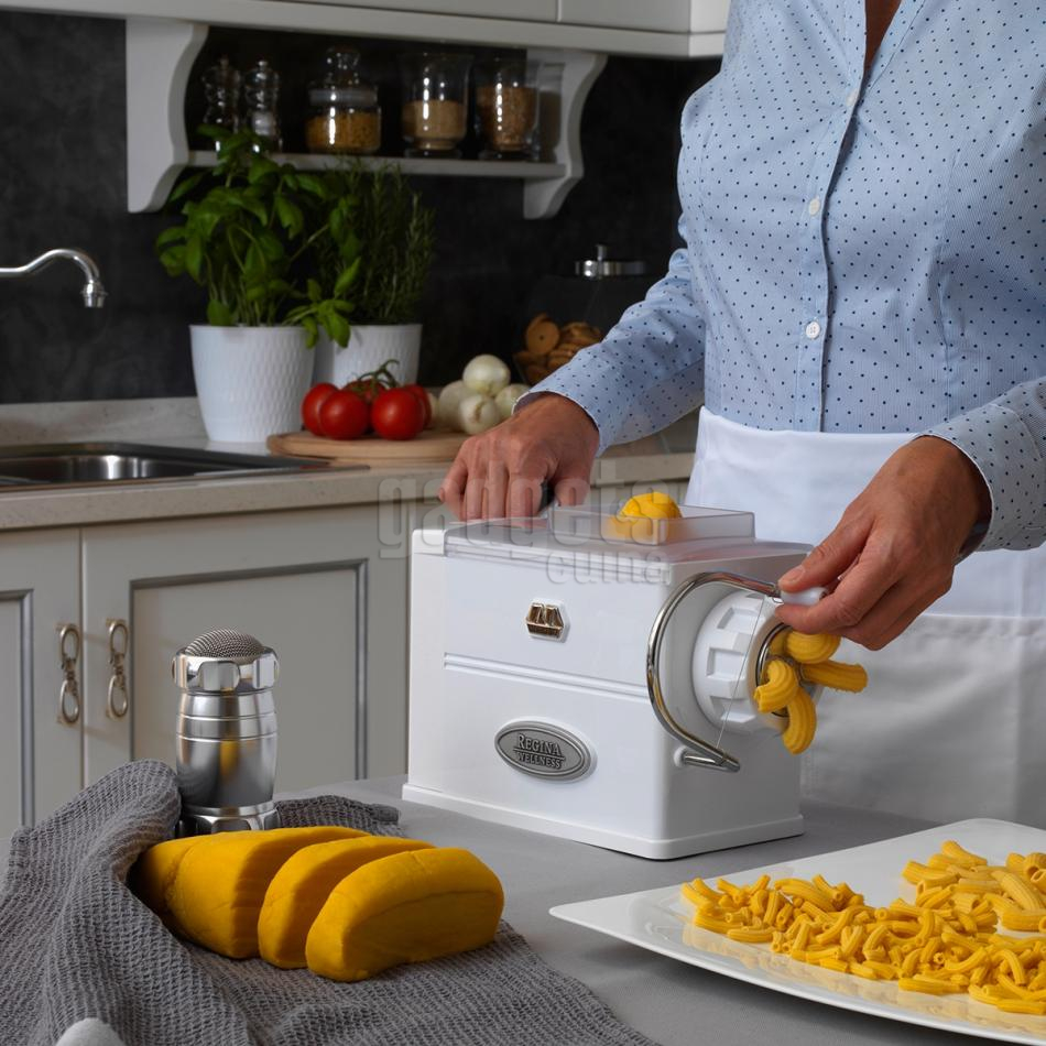 Machine à Pâtes Manuelle Marcato Regina – Fabrique Des Manches, Macaroni, Fusilli – Neuf