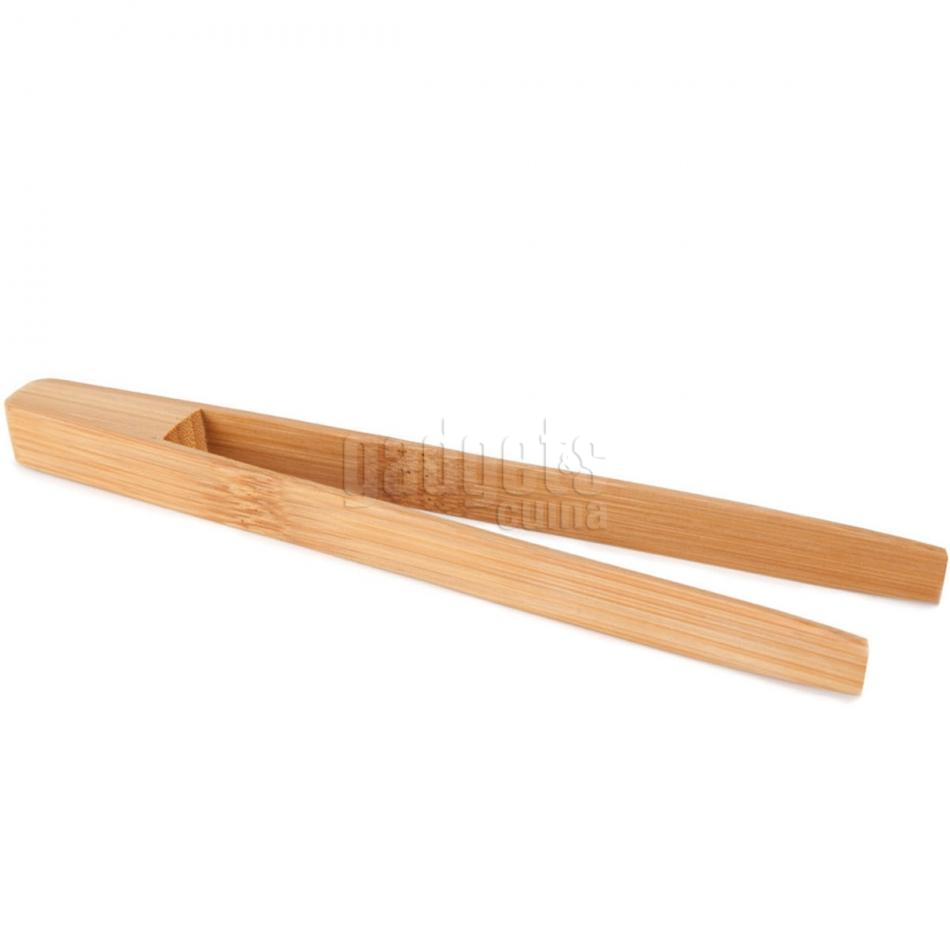 Cabilock 10 Unids 8 Cm Mini Pinzas Desechables de Bambú Pinzas para Tostadas Naturales Pinzas de Cocina Parrilla Clips de Bambú para La Cocina Casera 