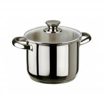 Olla acero Inoxibar Ecco con tapa cristal