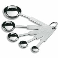 Juego 5 cucharas medidoras acero