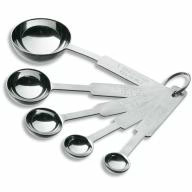 Juego 5 cucharas medidoras acero