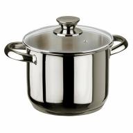 Olla acero Inoxibar Ecco con tapa cristal