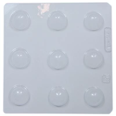 Molde chocolate semiesfera 2,5 cm x9