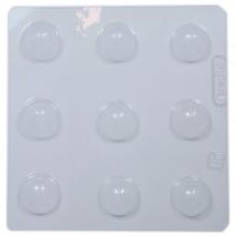 Molde chocolate semiesfera 2,5 cm x9