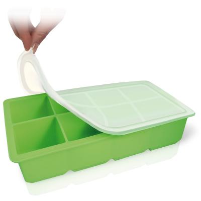 Molde silicona para 8 cubitos grande