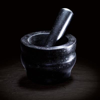 Mortero de granito con mano Cole Mason 14 cm