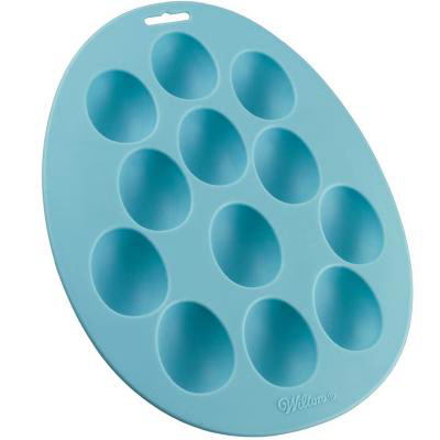 Motllo silicona mini dolços Ous de Pasqua x12