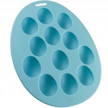Molde silicona mini dulces Huevos de Pascua x12