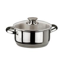 Cacerola acero Inoxibar Ecco con tapa cristal