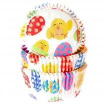 Papel Cupcakes x50 Pollito pascua