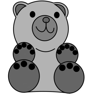 Molde Mona Pascua chocolate Oso de Peluche