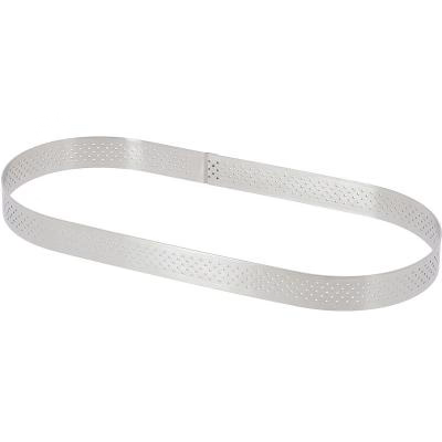 Anillo tarta perforado De buyer ovalado
