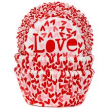 Papel cupcakes x50 Love