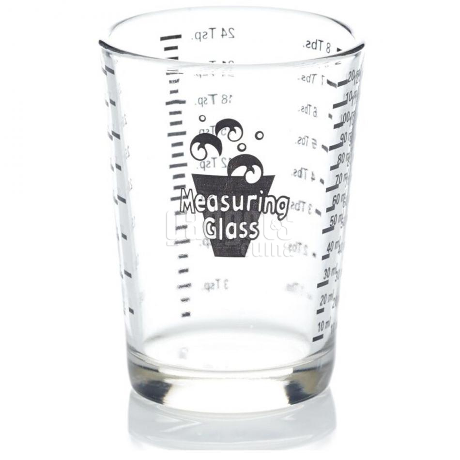 Mini vaso medidor cristal 120 ml