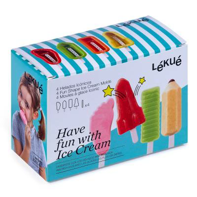 Set 4 moldes Helado Ic�nico