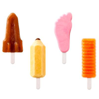 Set 4 moldes Helado Ic�nico