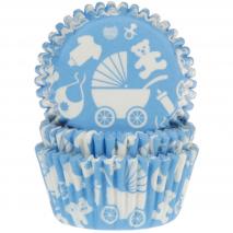 Papel cupcakes x50 Baby