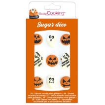 Set 9 decoracions de sucre Halloween