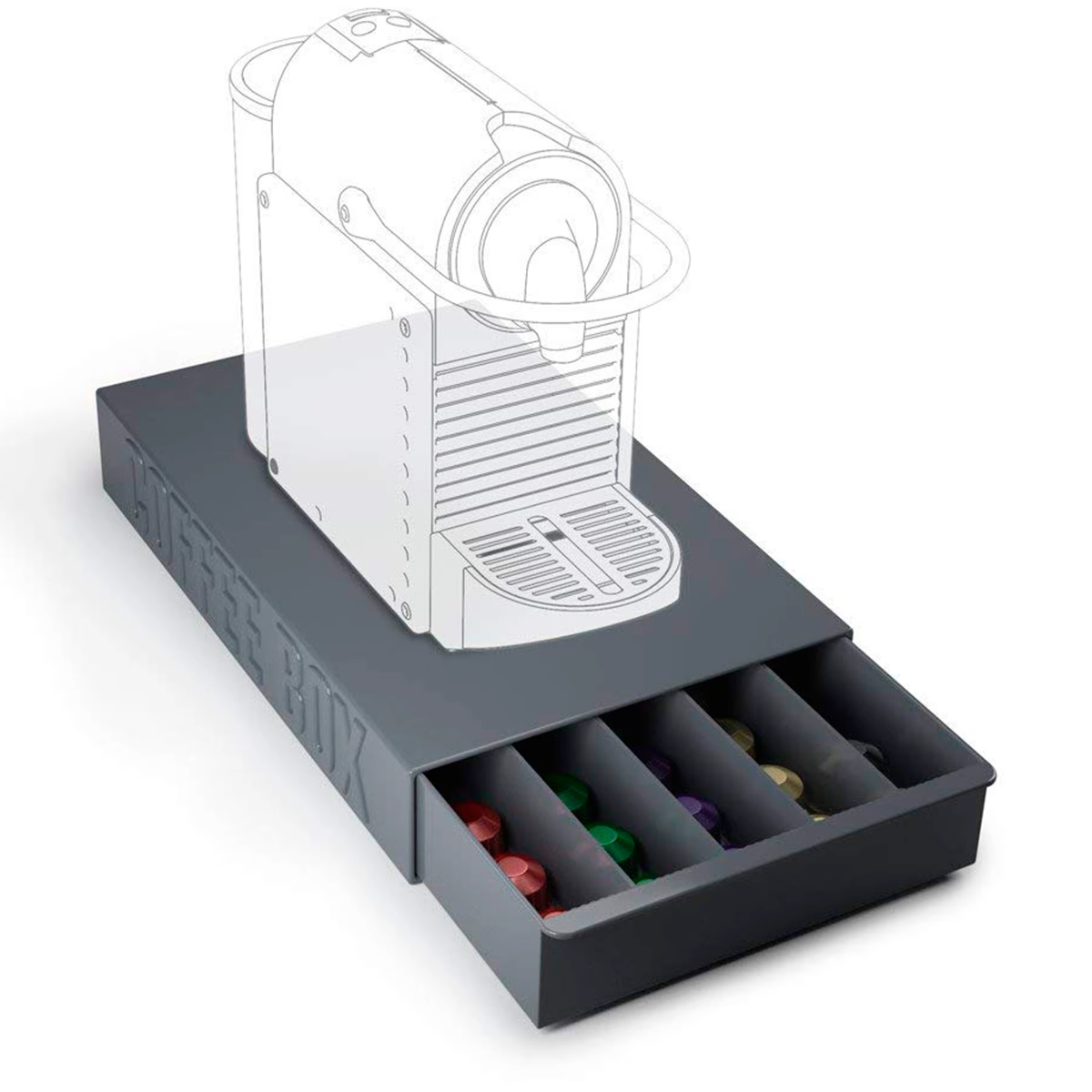 Cajón para 50 cápsulas Nespresso | Gadgets \u0026 Cuina