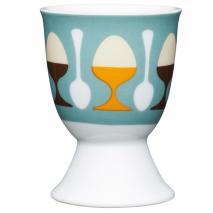 Huevera de porcelana Retro eggs