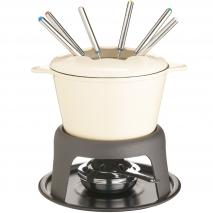 Fondue hierro fundido con 6 servicios