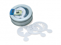 Juego 16 stencils decorar caf�