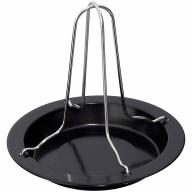 Asador para pollo horno con plato antiadherente
