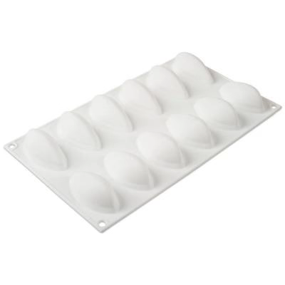 Molde silicona Quenelle x 12 cav