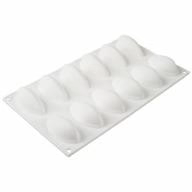Molde silicona Quenelle x 12 cav