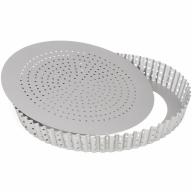 Molde redondo tartaleta perforado base m�vil