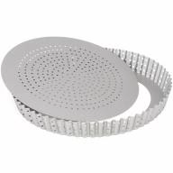Molde redondo tartaleta perforado base m�vil