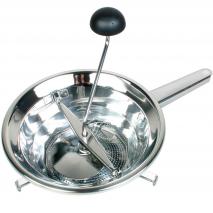 Pasapur�s acero 3 discos 24 cm
