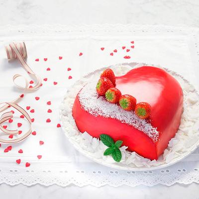 Molde coraz�n silicona Celebrate 20,5 cm