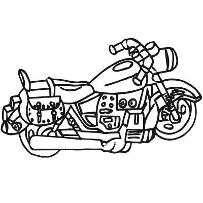Molde Mona Pascua Chocolate Moto Harley
