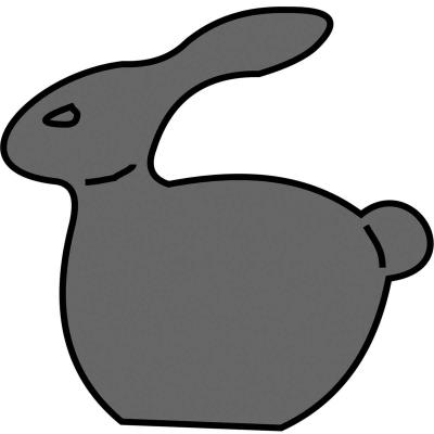 Molde Mona Pascua chocolate Conejito