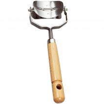 Rodillo cortador Tortellini ovalado inox grande
