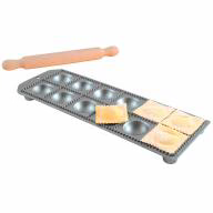 Placa 12 raviolis redondos 5,2x5,2  con rodillo