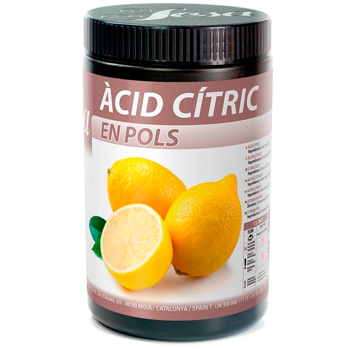 Ácido cítrico 140 g Gadgets & Cuina